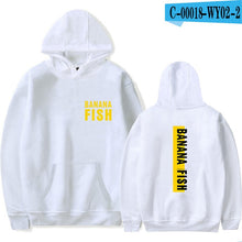 Load image into Gallery viewer, Aikooki Banana Fish anime Print Hoodie Men/Women popular Harajuku Casual Hot Sale  Banana Fish Hoodies soft sweatshirt