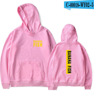 Aikooki Banana Fish anime Print Hoodie Men/Women popular Harajuku Casual Hot Sale  Banana Fish Hoodies soft sweatshirt