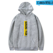 Load image into Gallery viewer, Aikooki Banana Fish anime Print Hoodie Men/Women popular Harajuku Casual Hot Sale  Banana Fish Hoodies soft sweatshirt