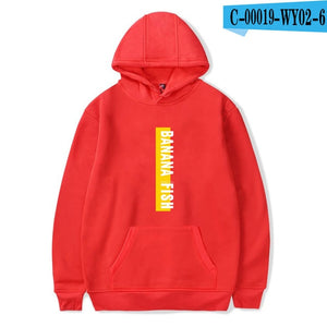 Aikooki Banana Fish anime Print Hoodie Men/Women popular Harajuku Casual Hot Sale  Banana Fish Hoodies soft sweatshirt