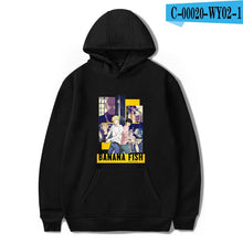 Load image into Gallery viewer, Aikooki Banana Fish anime Print Hoodie Men/Women popular Harajuku Casual Hot Sale  Banana Fish Hoodies soft sweatshirt