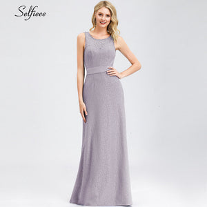 New Elegant Purple Women Summer Dress Robe Femme Sexy One Shoulder Backless Sequined Party Dress For Ladies Long Maxi Dress 2019