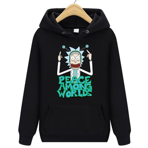 2019 Autum New Design Rick and morty Mens Hoodies Cotton Funny Print Hoodie Man Fashion Rick morty Casual Hoodie Sweatshirt