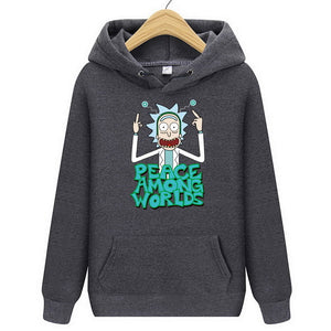 2019 Autum New Design Rick and morty Mens Hoodies Cotton Funny Print Hoodie Man Fashion Rick morty Casual Hoodie Sweatshirt