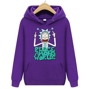 2019 Autum New Design Rick and morty Mens Hoodies Cotton Funny Print Hoodie Man Fashion Rick morty Casual Hoodie Sweatshirt