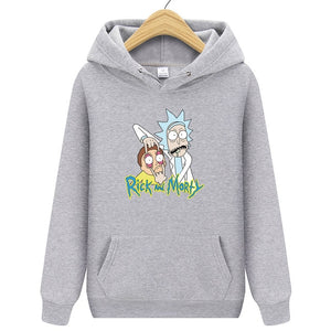 2019 Autum New Design Rick and morty Mens Hoodies Cotton Funny Print Hoodie Man Fashion Rick morty Casual Hoodie Sweatshirt