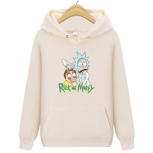 2019 Autum New Design Rick and morty Mens Hoodies Cotton Funny Print Hoodie Man Fashion Rick morty Casual Hoodie Sweatshirt