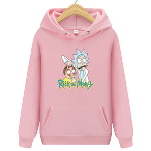 2019 Autum New Design Rick and morty Mens Hoodies Cotton Funny Print Hoodie Man Fashion Rick morty Casual Hoodie Sweatshirt