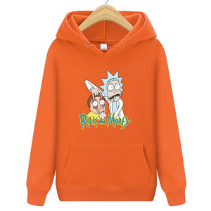 2019 Autum New Design Rick and morty Mens Hoodies Cotton Funny Print Hoodie Man Fashion Rick morty Casual Hoodie Sweatshirt